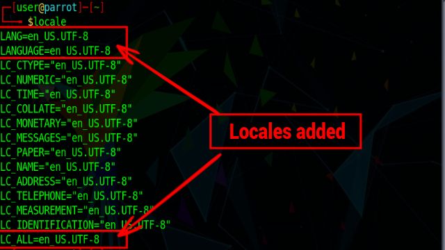 Linuxలో UTF-8 మద్దతు ప్రారంభించబడింది